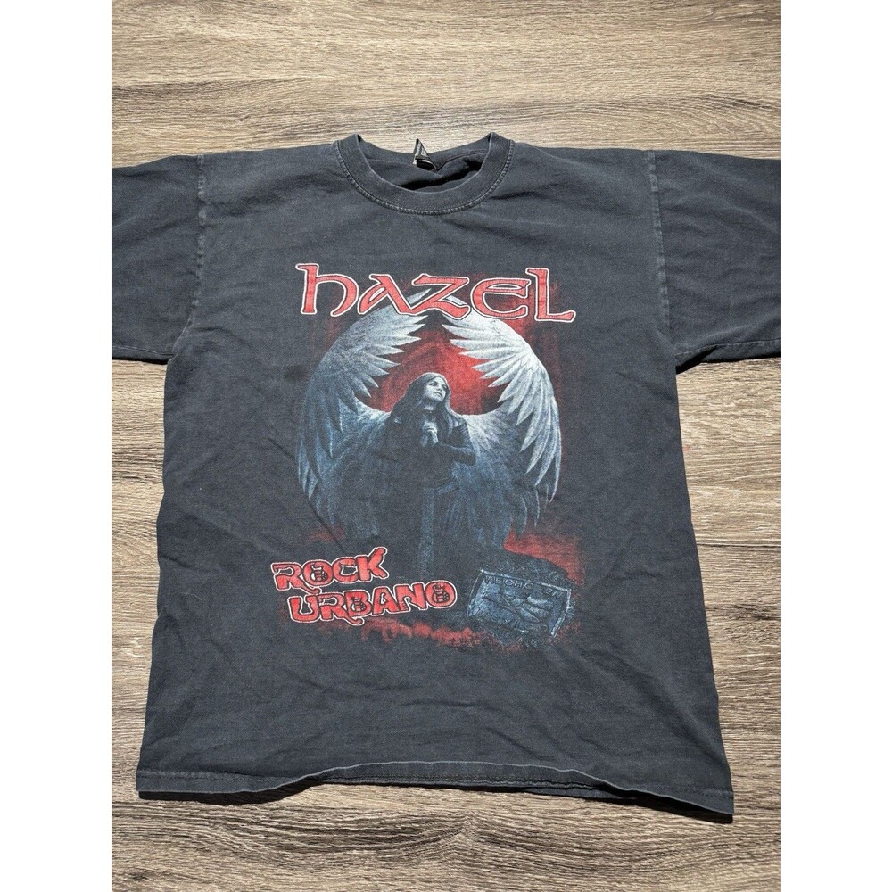 Hazel Rock Urbano Shirt Mens Large Black Wings